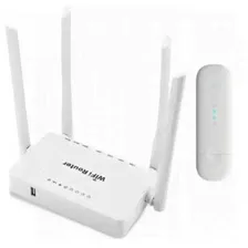 Комплект: модем ZTE 79U с Wi-Fi + Wi-Fi роутер ZBT WE1626