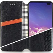 Чехол (книжка) ZTE Blade V2020 Smart, GETMAN Cubic, Черный