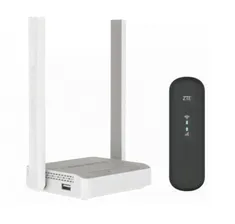 Комплект 4G интернета ZTE MF79RU / KEENETIC Wi-Fi до 100 м2