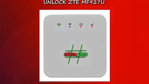 Unlock ZTE MF927U 4G WiFi Router [ All Networks ]