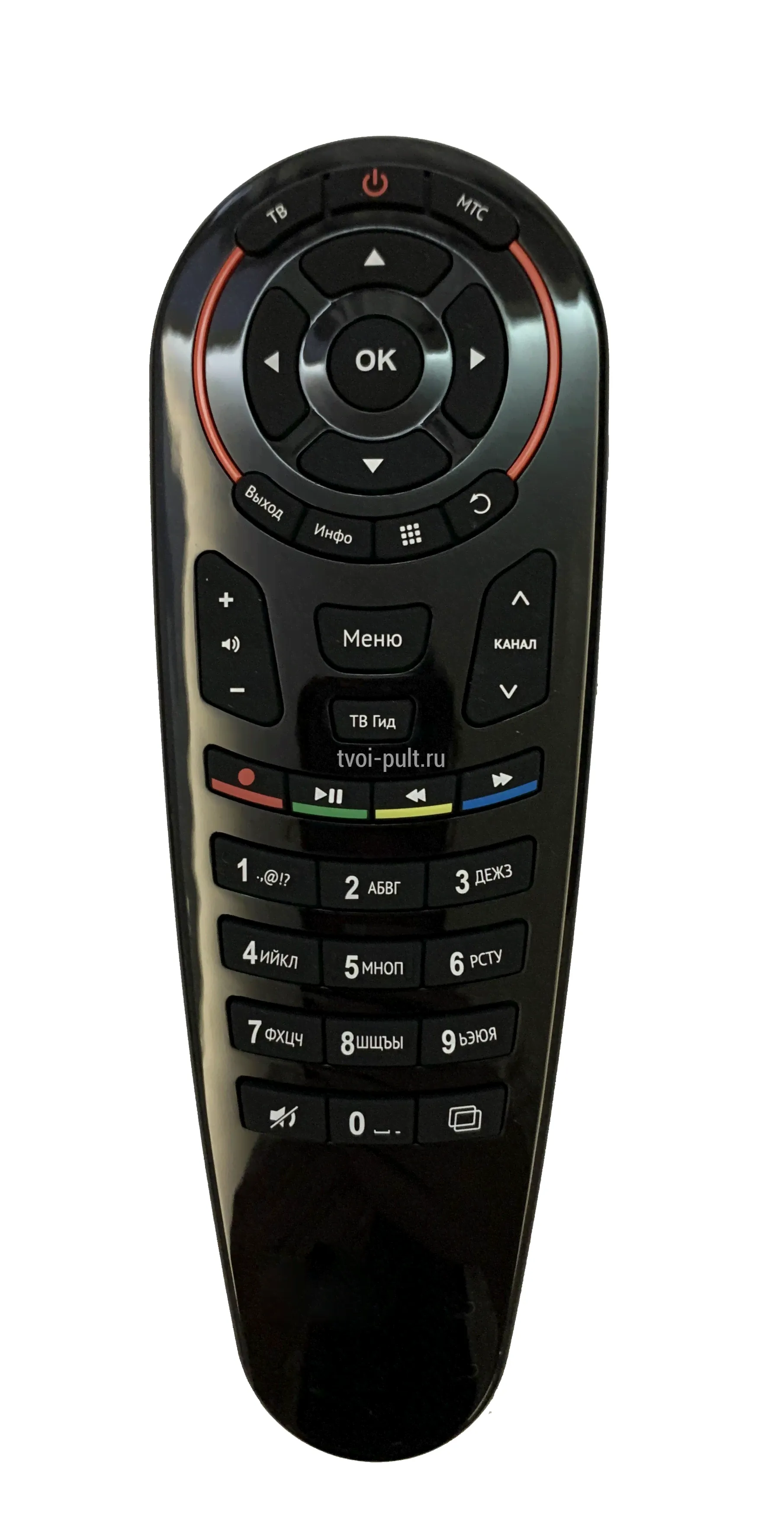 МТС-ТВ, Ростелеком T4HU1505/34kA, ZTE-B700V7 пульт для приставки цифрового телевидения МТС-0