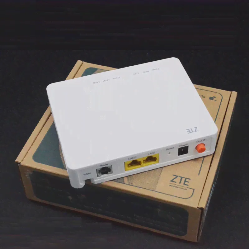 🛍 Оригинальный ZTE F612 GPON ONU ONT FTTH 1GE + 1FE + 1TEL, аналогичный функции маршрутизатора F601 F401 F643 ONT-2