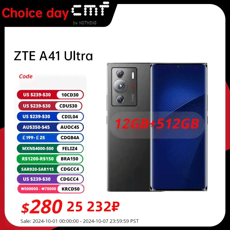 Смартфон ZTE A41 Ultra 12/512Гб, глобальная прошивка-1