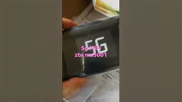 zte mu5001 5g MiFi hotspot with new and original English packing box, ready to ship